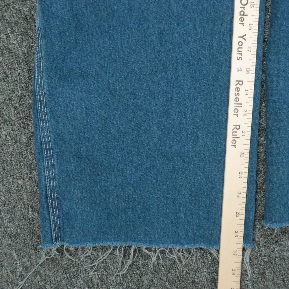 VINTAGE Carhartt Overalls Mens Blue Denim Bib Straight Leg Workwear 44x28